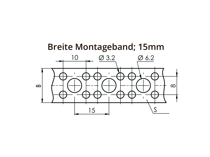 Montageband-gelocht-1 Montageband gelocht