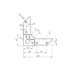 Montageecke für FLANGE SYSTEME 30